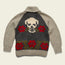 Skulls n’ Begonias Cardigan