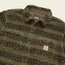 Allegheny Fleece Overshirt - Hanko Stripe : Lichen Green