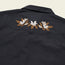 Crosscut Deluxe Snapshirt - Orange Blossoms : Antique Black
