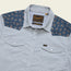 H Bar B Tech Longsleeve - Rancher Floral : Smoke Blue