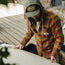 Salvo Hooded Blanket Flannel - Grice Plaid : Hayride