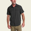 H Bar B Snapshirt - Eyelet Stripe : Antique Black