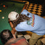 Tarpon Grid Cotton Pocket T-Shirt - Light Blue