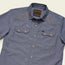 Crosscut Deluxe Shortsleeve Shirt - Noche de Paz : Indigo Chambray