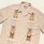 Guayabera Shirt - Temple Tracks : Oatmeal