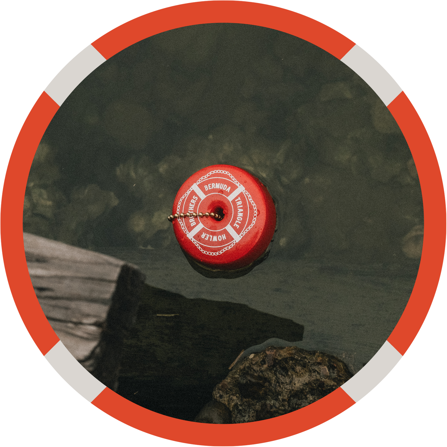 Bermuda Triangle Floatie Keychain - View 2