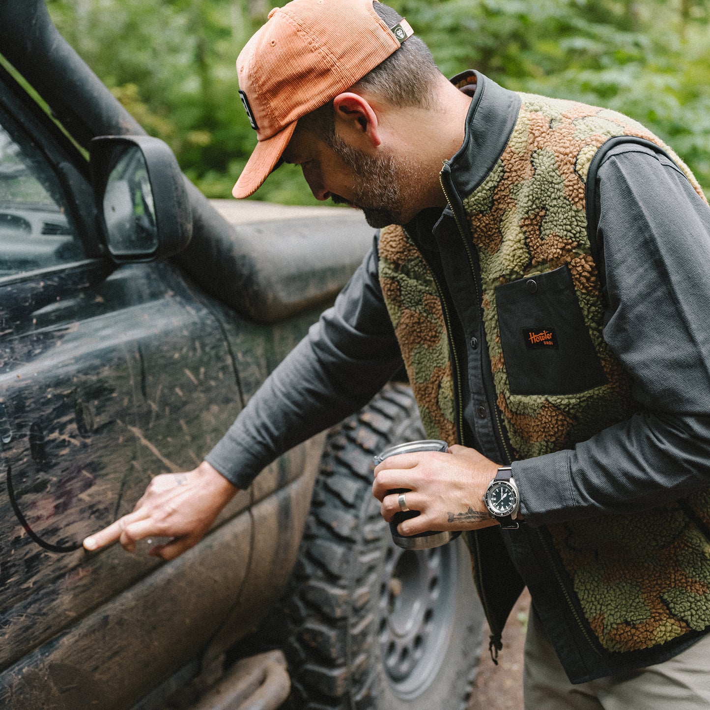 Chisos Fleece Vest - Mimetico : Fatigue - View 2