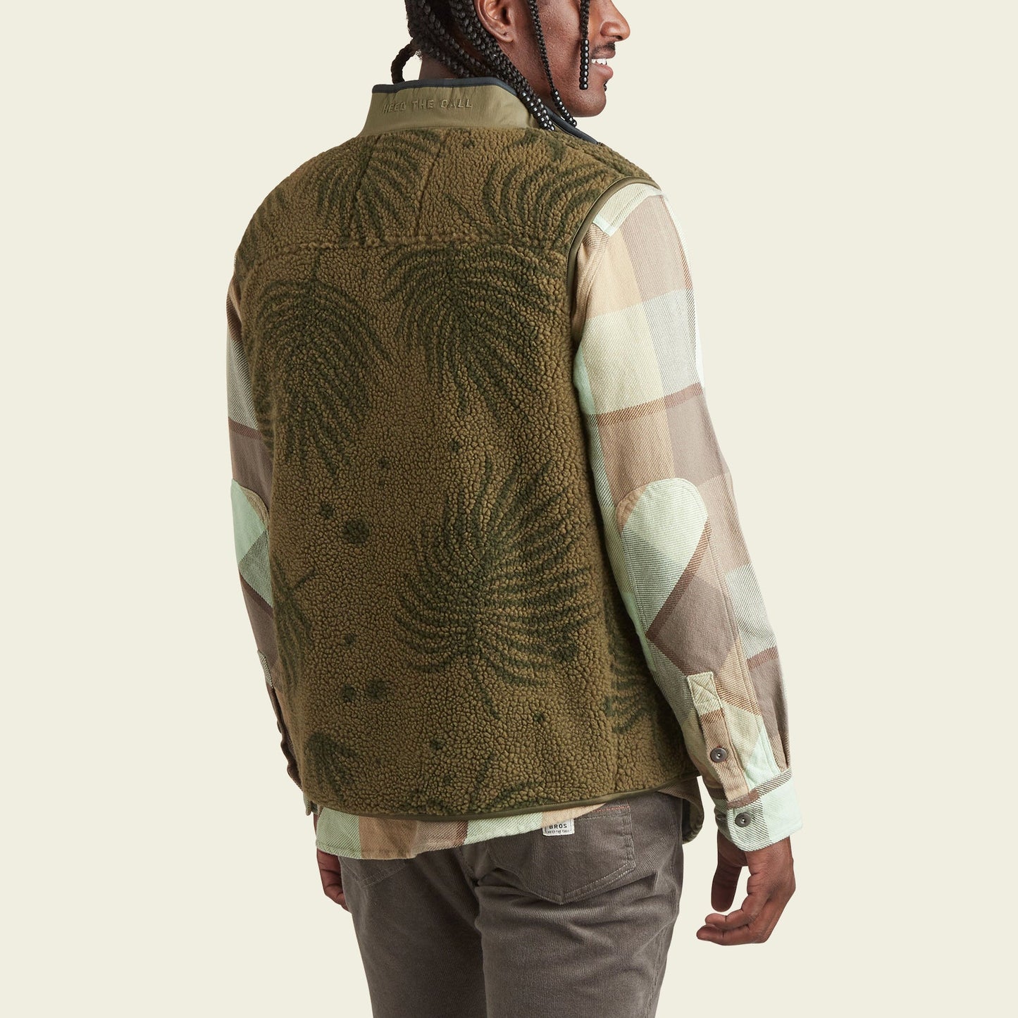 Chisos Fleece Vest - Forest Floor : Frond - View 5