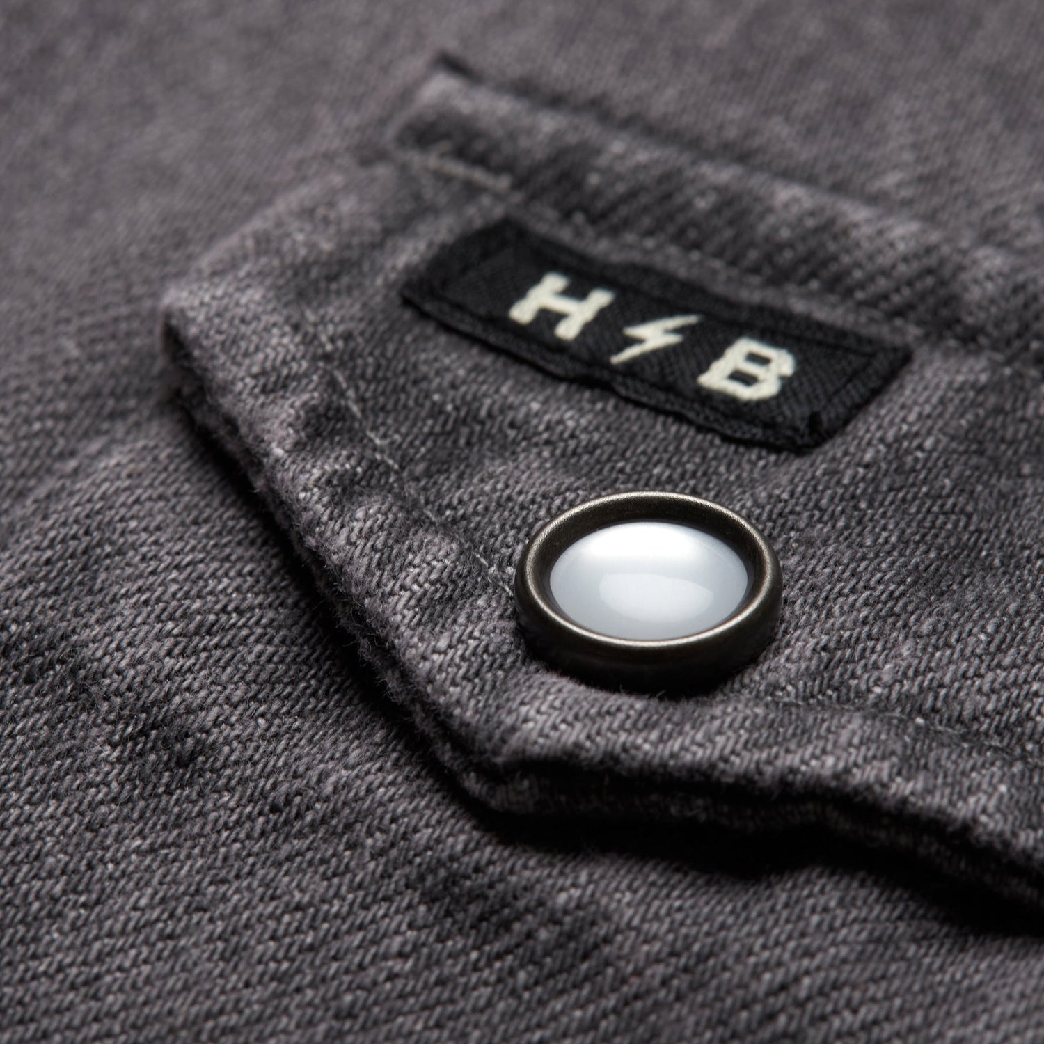 Dust Up Denim Snapshirt - Jovi Grey Wash - View 3