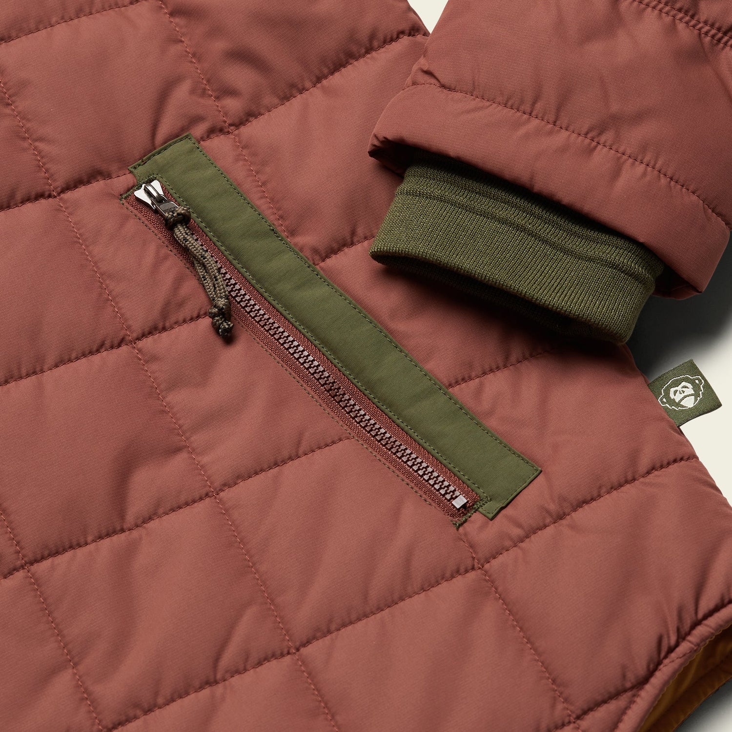 Merlin Jacket - Cherrywood / Olivetree - View 3