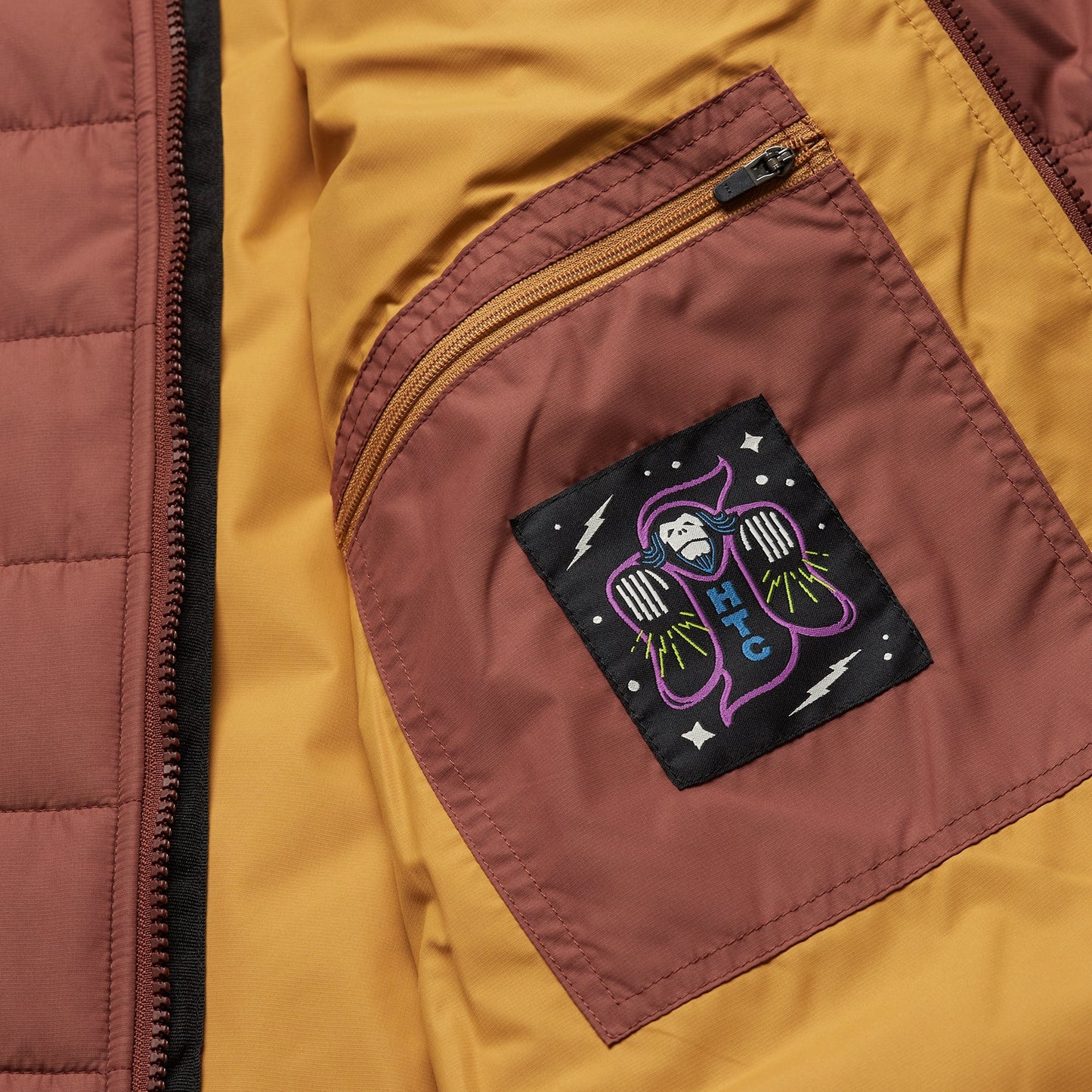 Merlin Jacket - Cherrywood / Olivetree - View 4