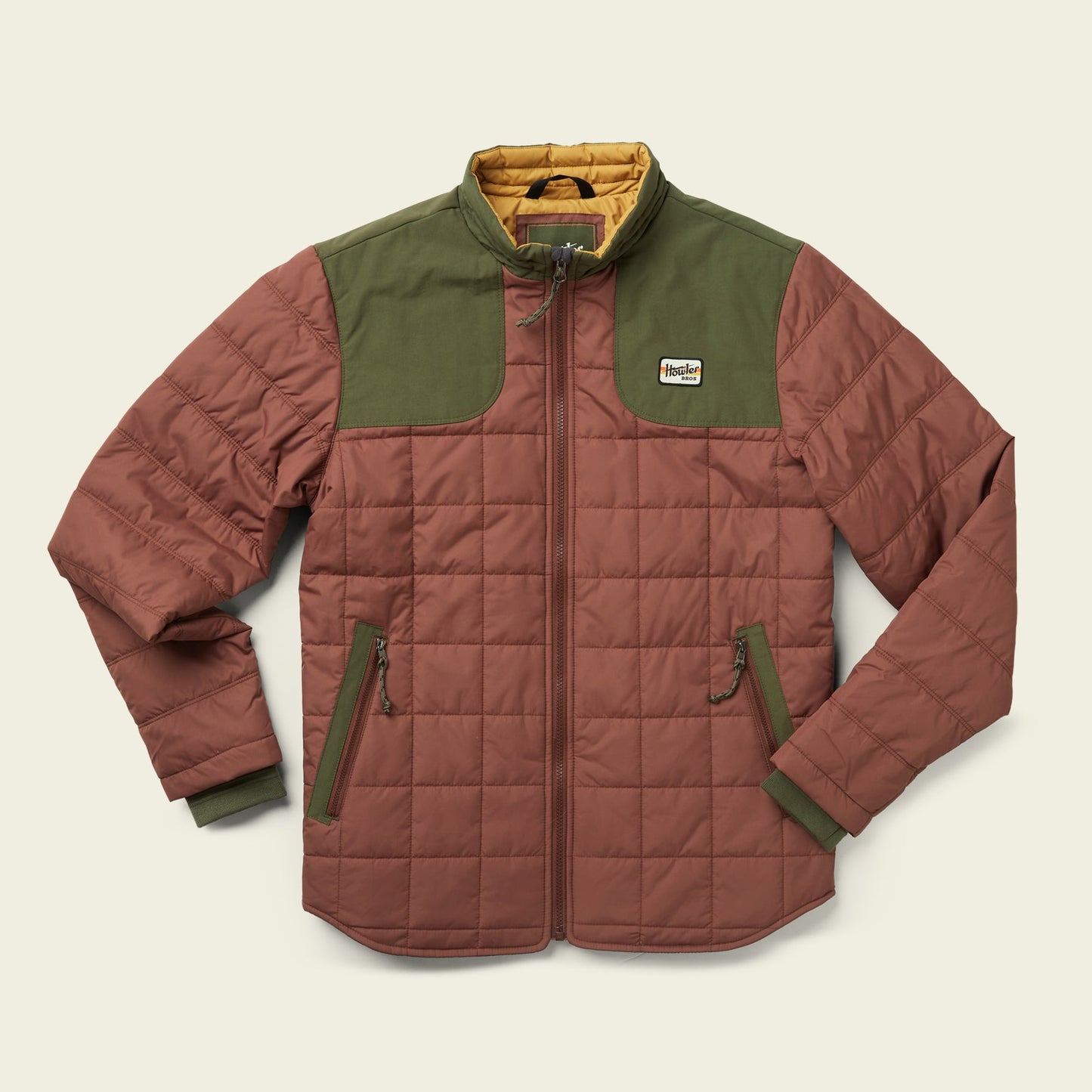 Merlin Jacket - Cherrywood / Olivetree - View 1