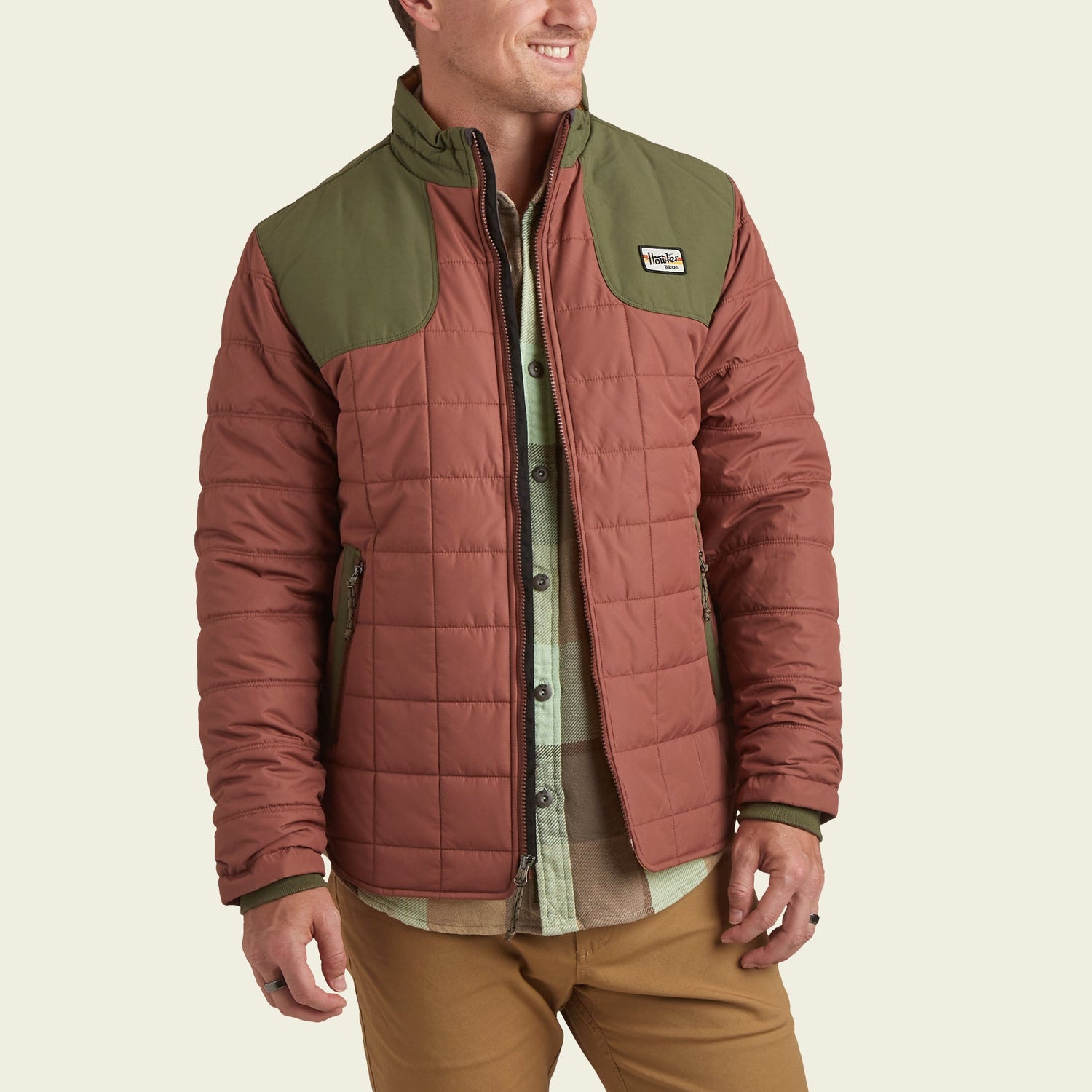 Merlin Jacket - Cherrywood / Olivetree - View 5