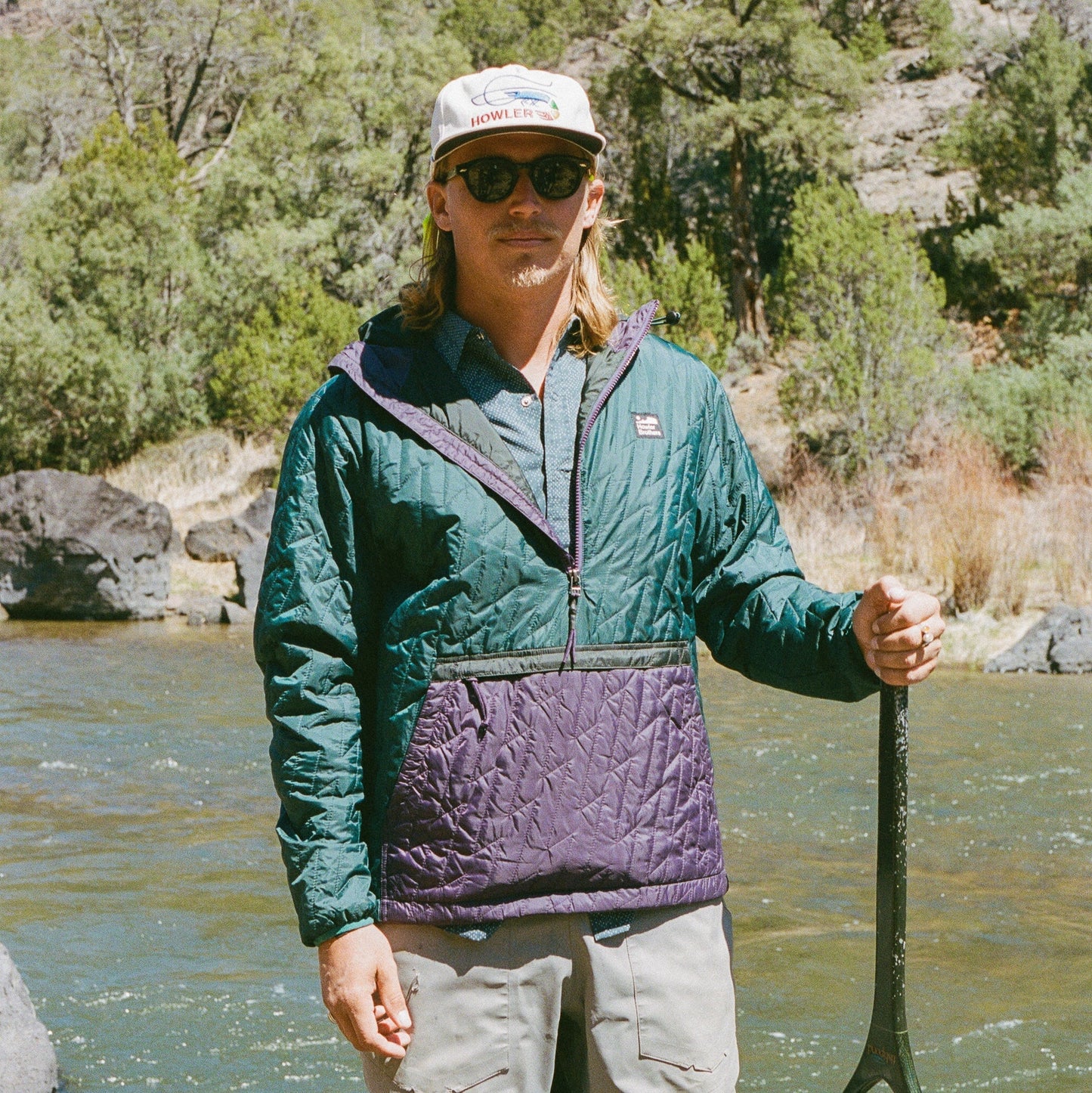 Voltage Quilted Pullover - Violet Night - View 2