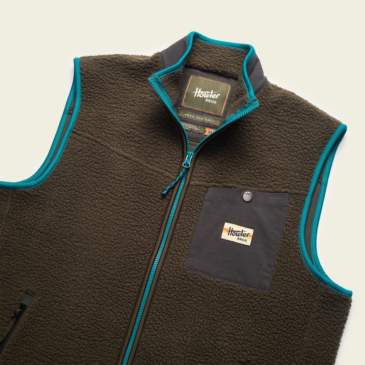 Chisos Fleece Vest - Fatigue - View 6