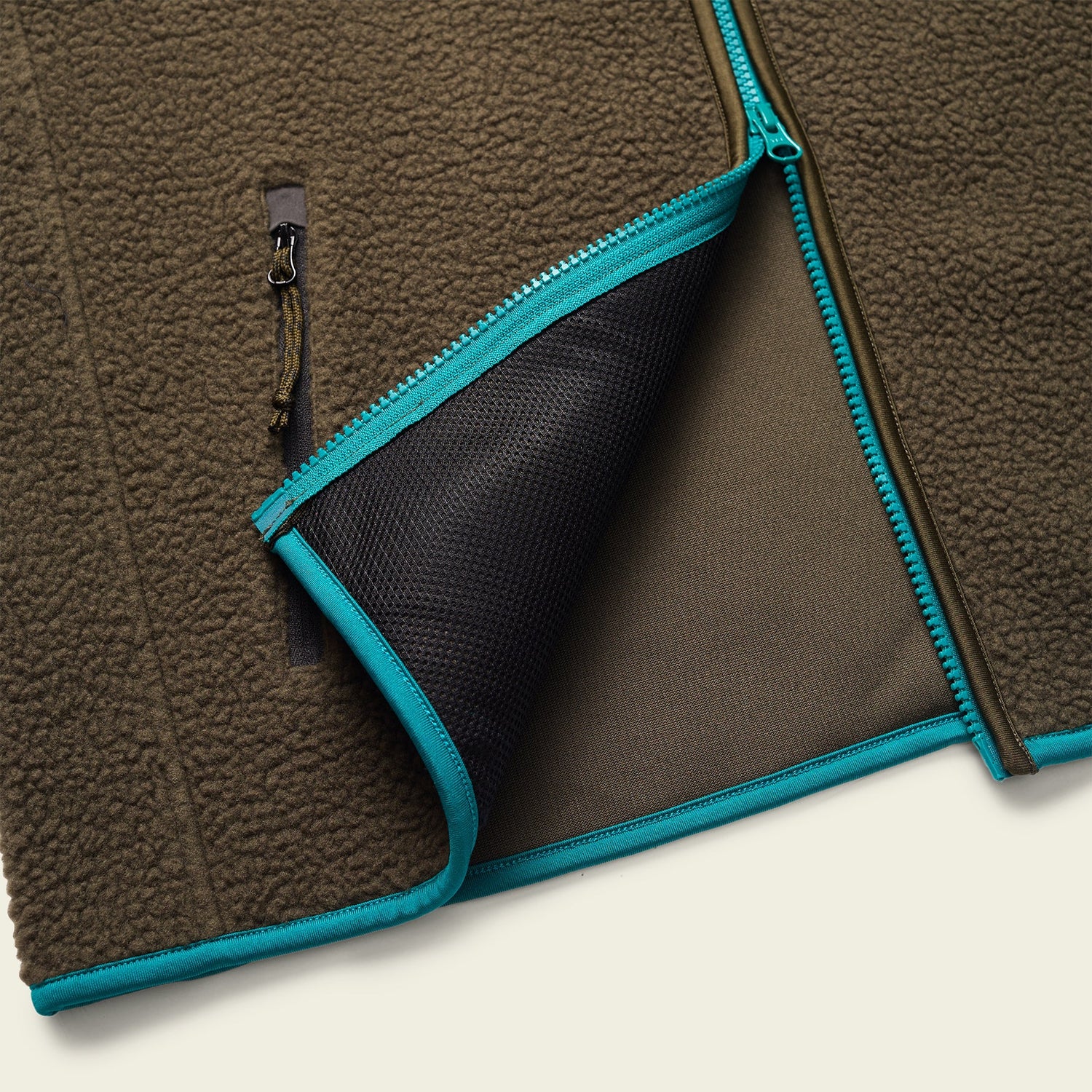 Chisos Fleece Vest - Fatigue - View 3