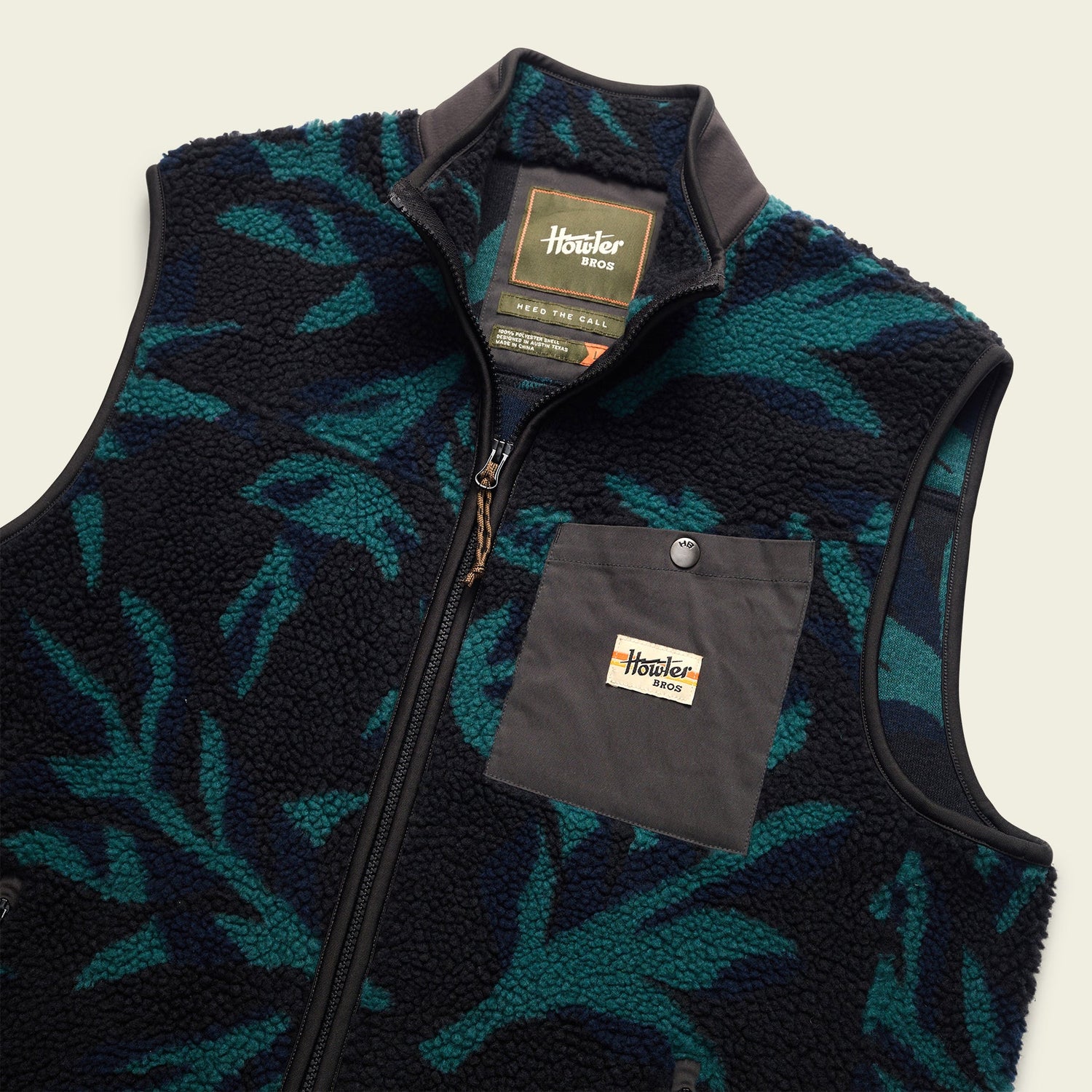 Chisos Fleece Vest - Forgotten Forest : Antique Black - View 6