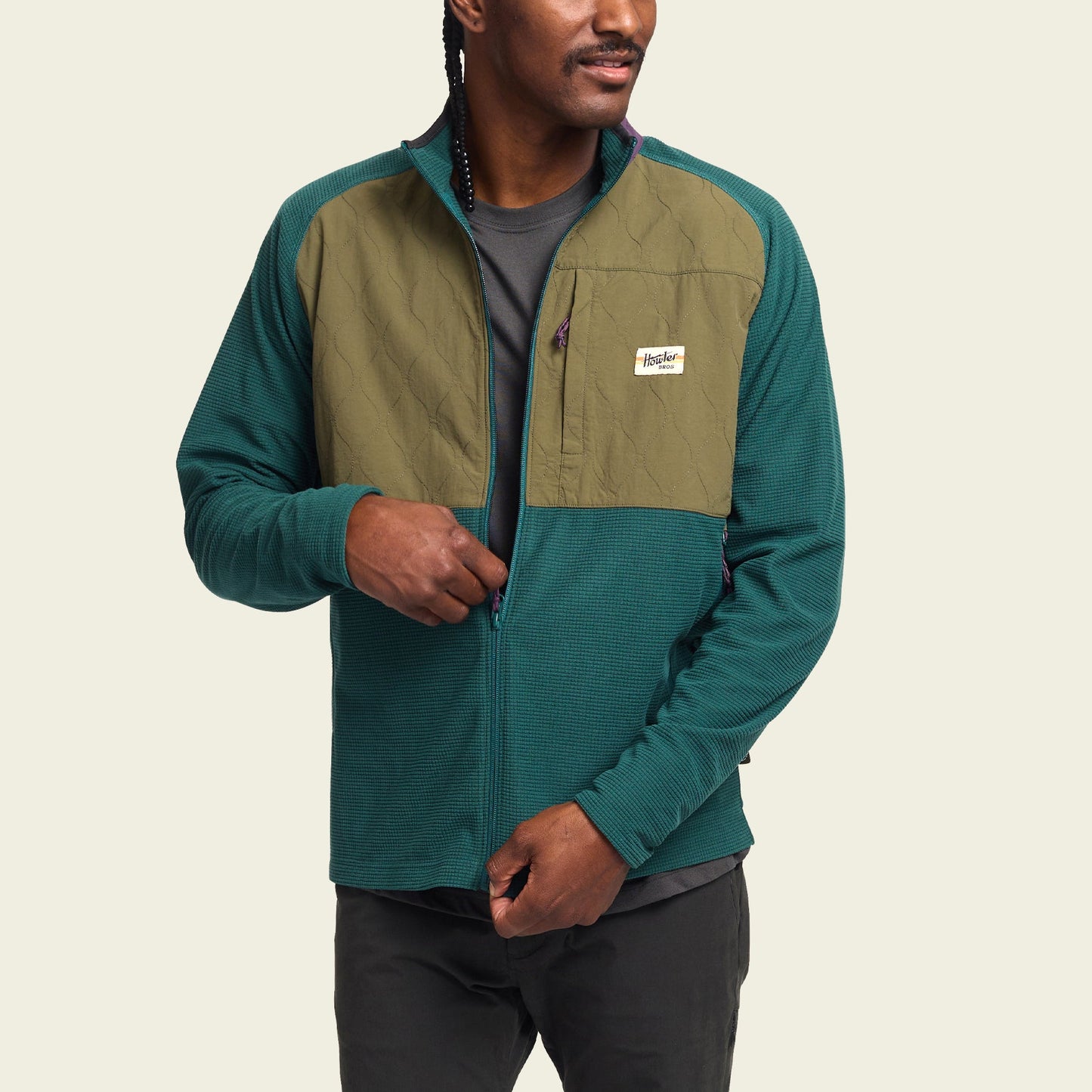 Talisman Fleece Jacket - Pine Green - View 4