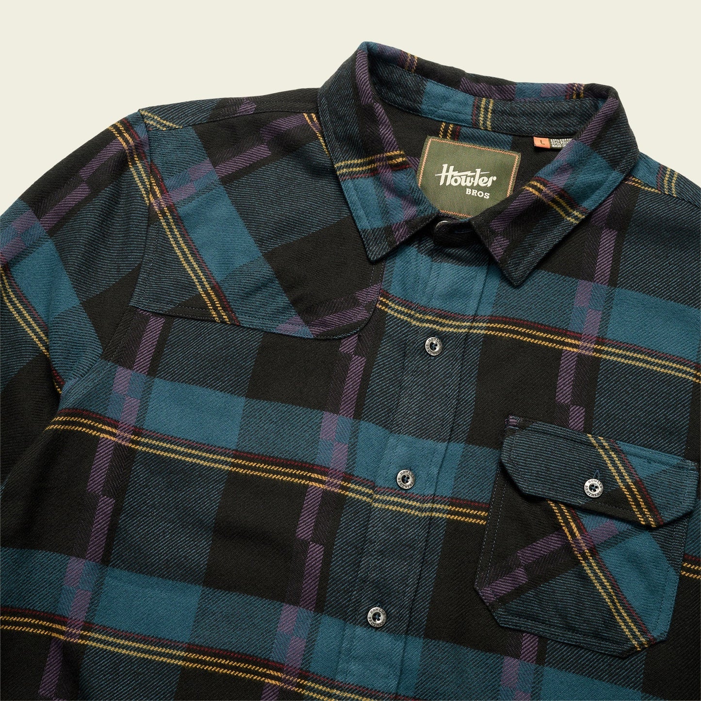 Harker's Flannel - Backdrop Plaid : Phantom Blue - View 7