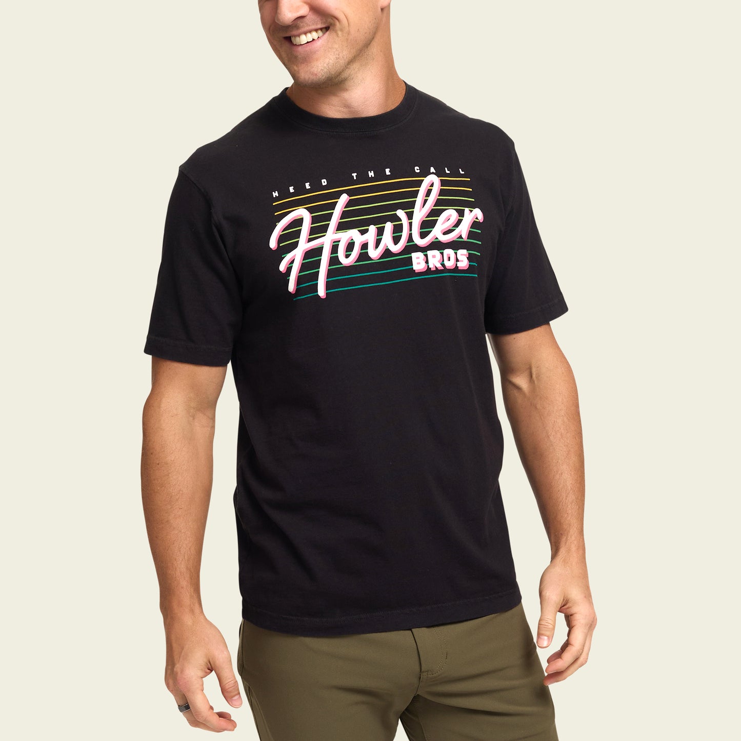 Howler Beach Club Cotton T-Shirt - View 3