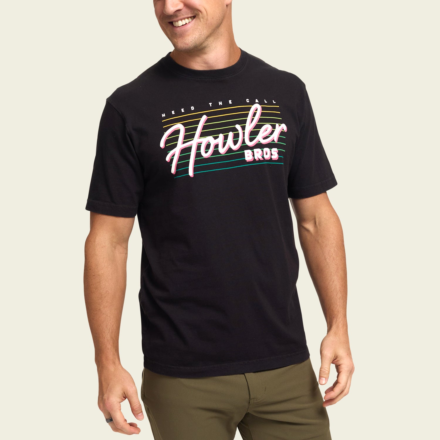 Howler Beach Club Cotton T-Shirt - View 3