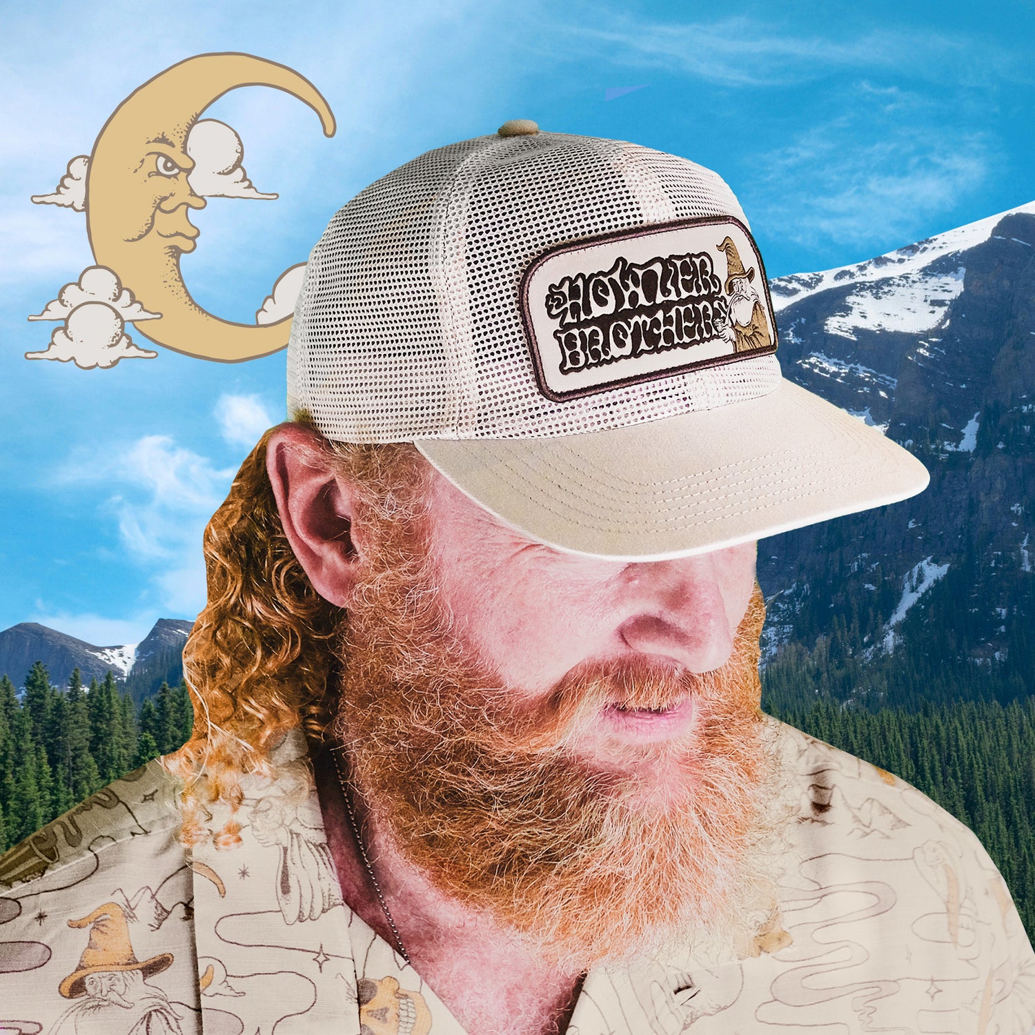 River Wizard Snapback Hat - Oatmeal - View 2