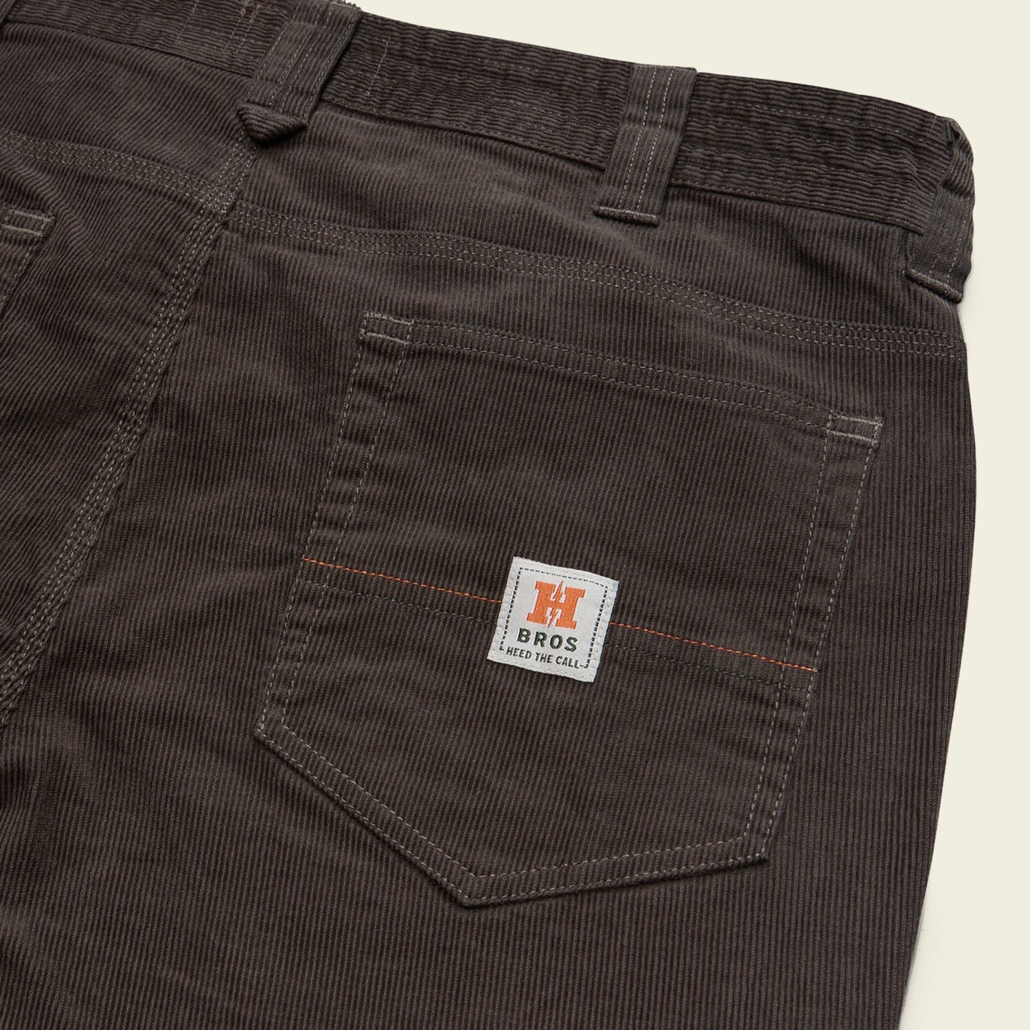 Frontside 5-Pocket Corduroy Pants - Charcoal - View 3