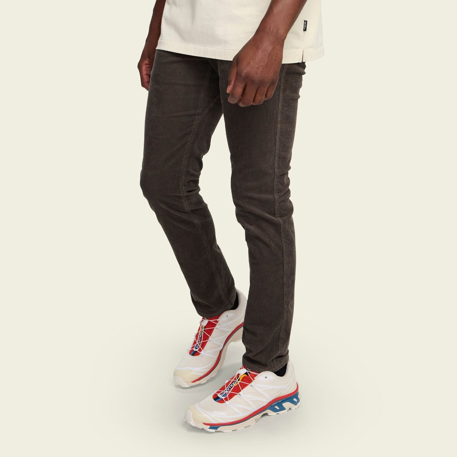Frontside 5-Pocket Corduroy Pants - Charcoal - View 4