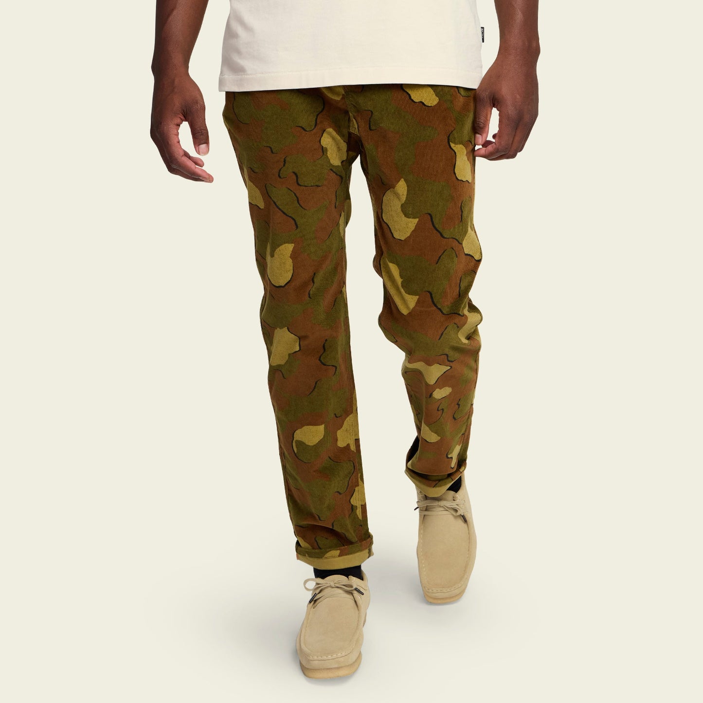 Frontside 5-Pocket Corduroy Pants - Mimetico : Fatigue - View 3