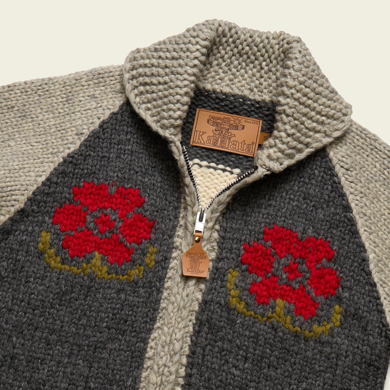 Skulls n’ Begonias Cardigan - View 3