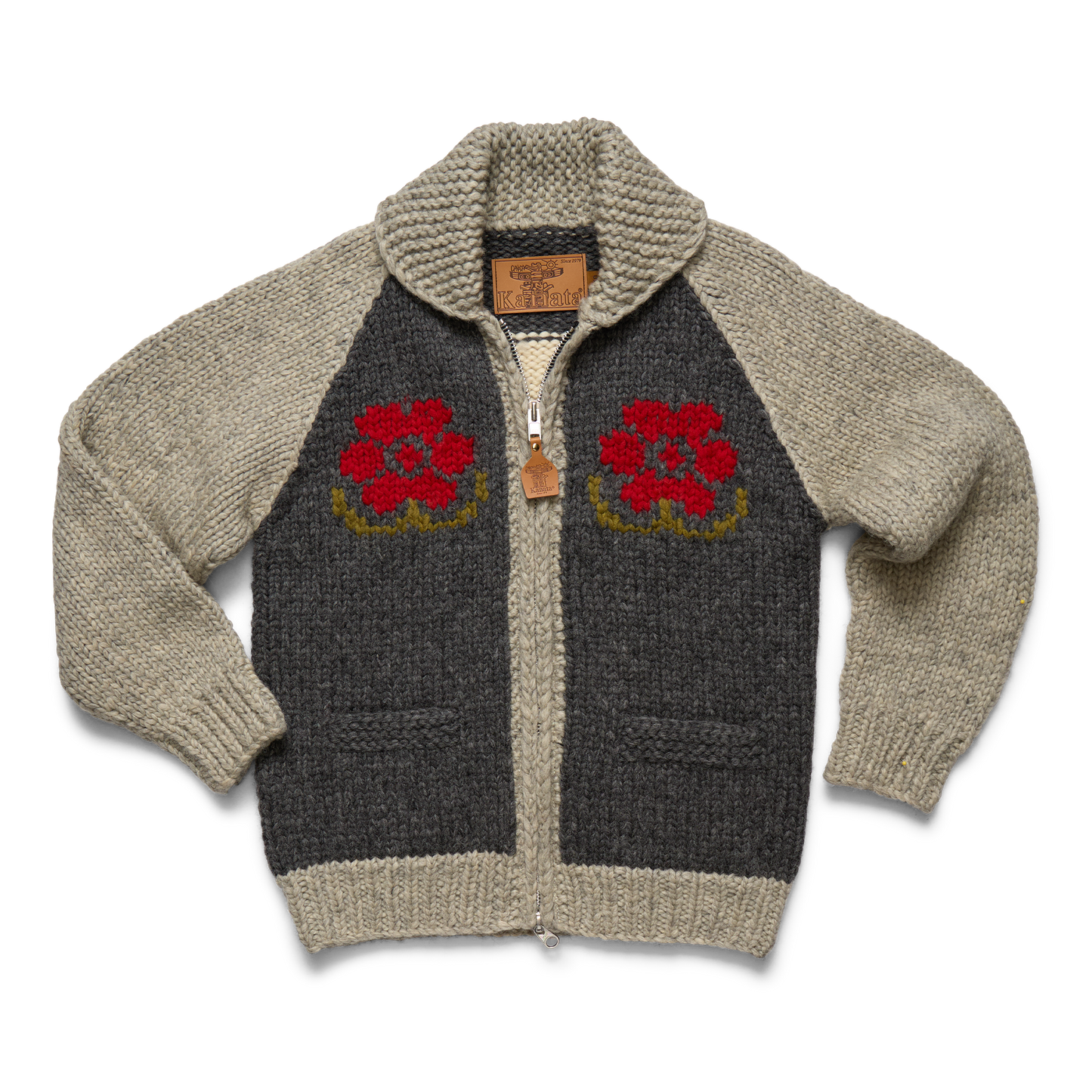 Skulls n’ Begonias Cardigan - View 1