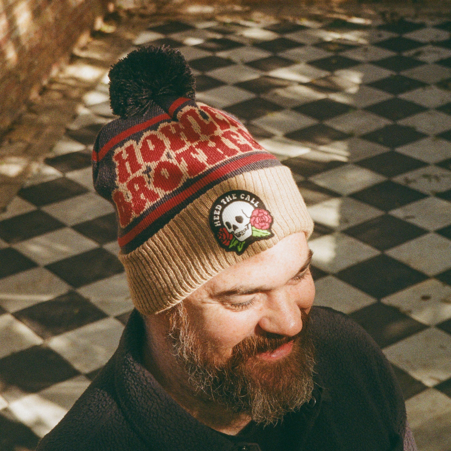 Skulls n’ Begonias Disco Beanie - HTC Patch - View 2