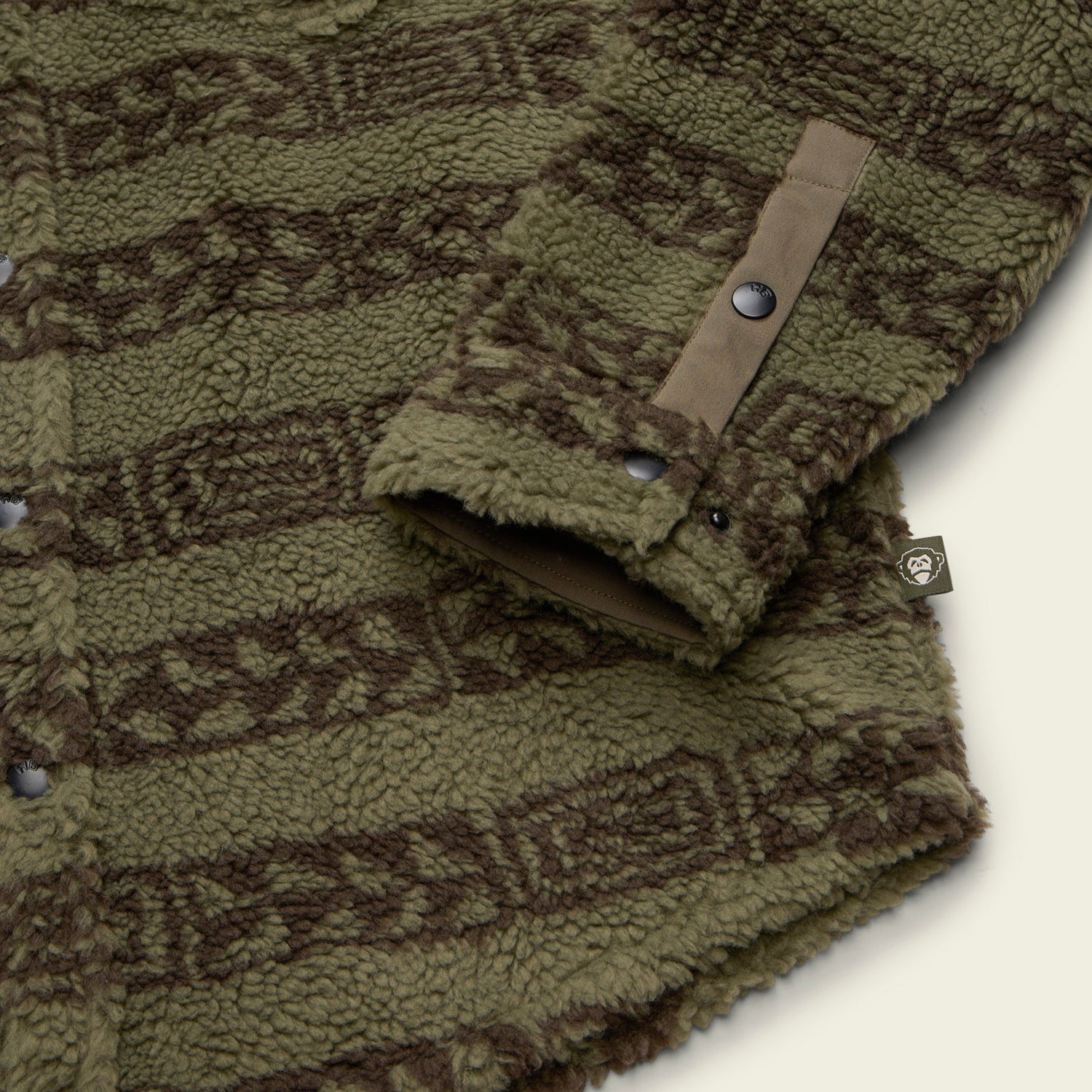 Allegheny Fleece Overshirt - Hanko Stripe : Lichen Green - View 6