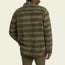 Allegheny Fleece Overshirt - Hanko Stripe : Lichen Green