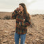Allegheny Fleece Overshirt - Mitla Motifs : Brick