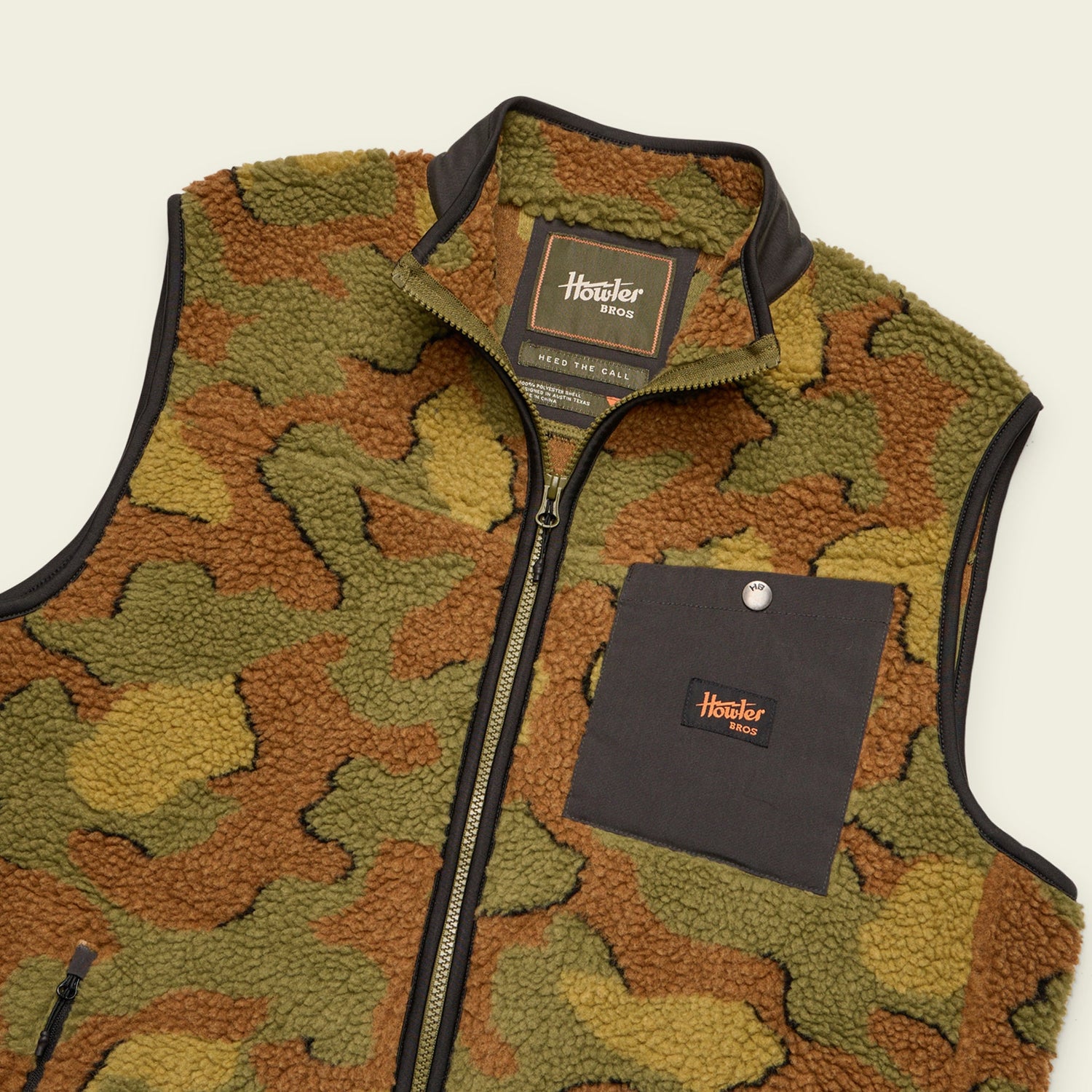 Chisos Fleece Vest - Mimetico : Fatigue - View 3