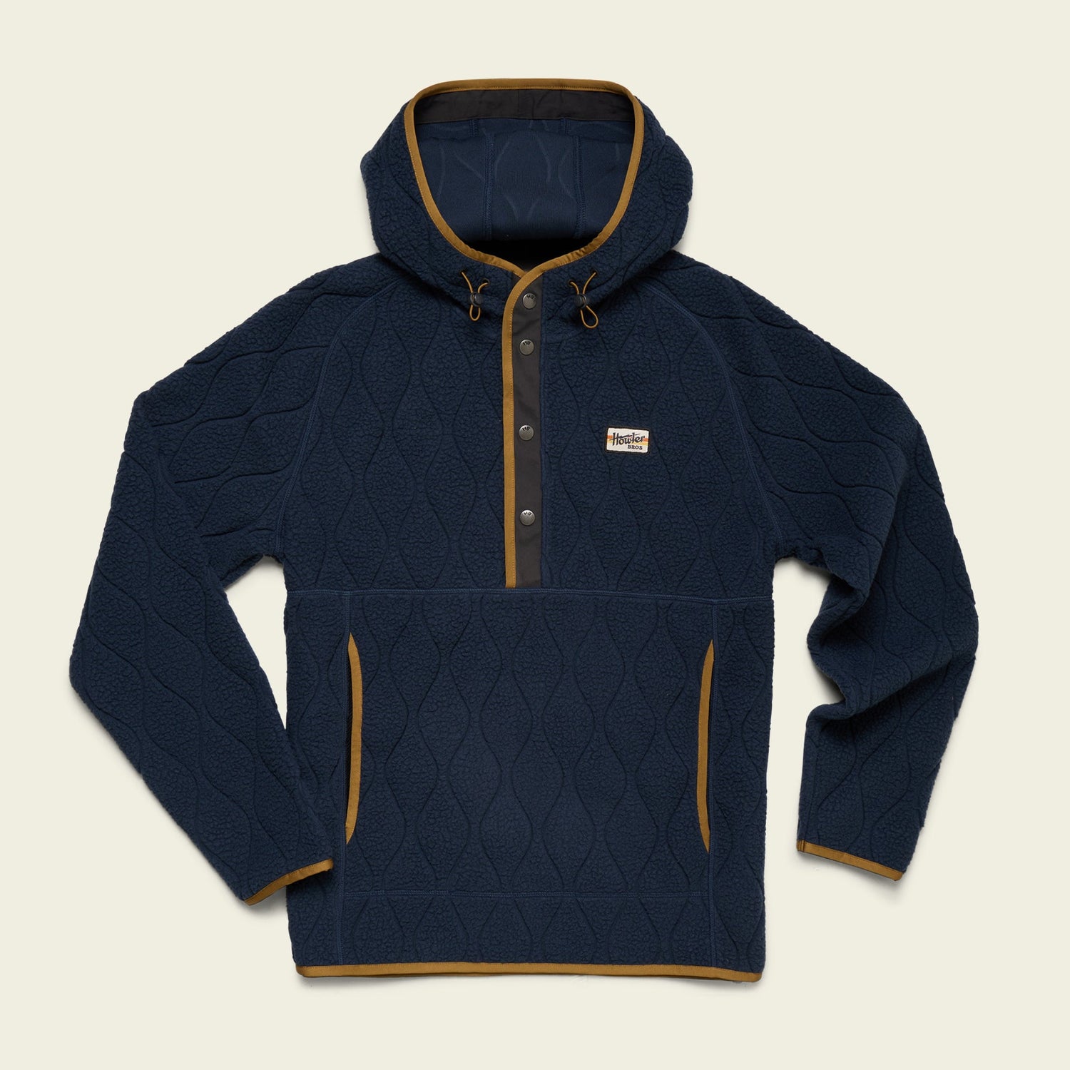 Chisos Hooded Pullover - Capillary Waves : Dark Blue