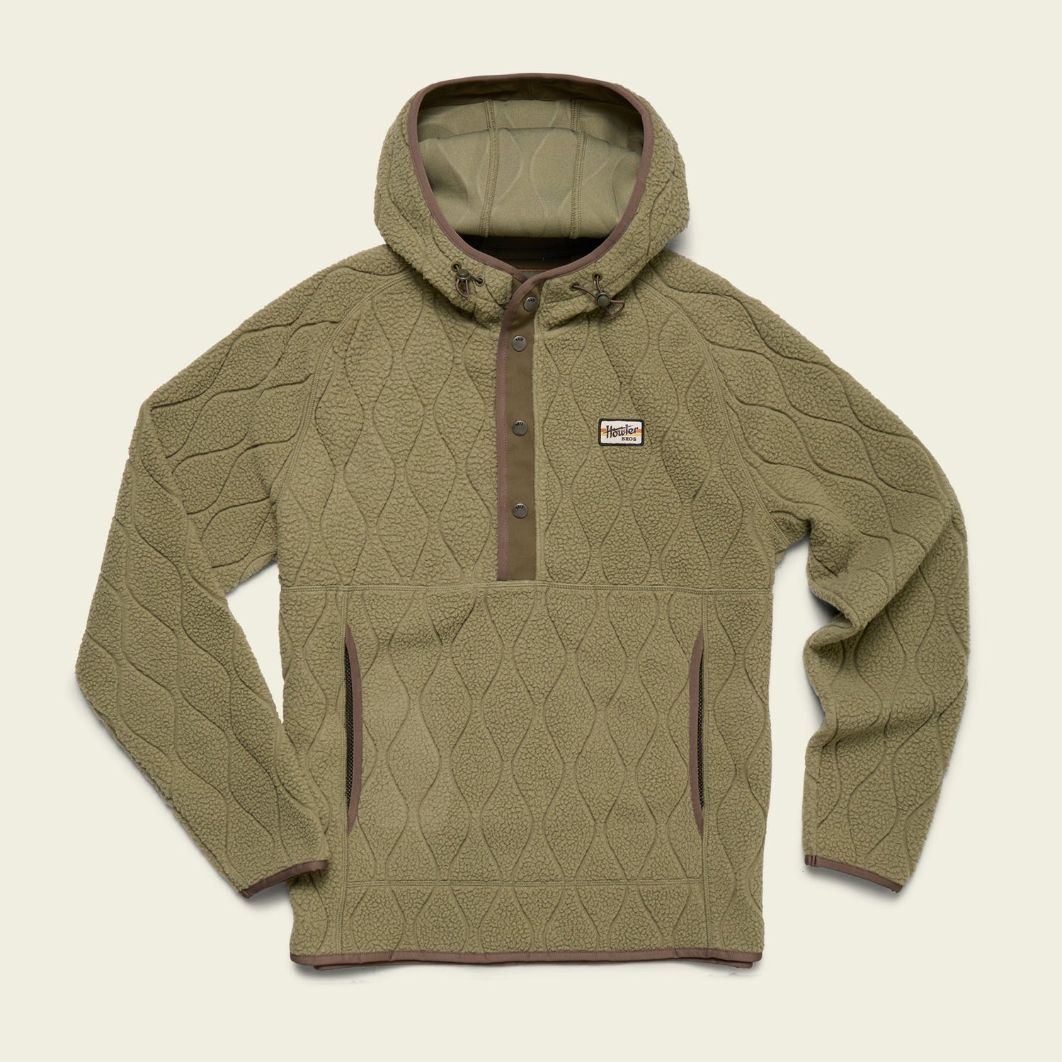Chisos Hooded Pullover - Capillary Waves : Lichen Green