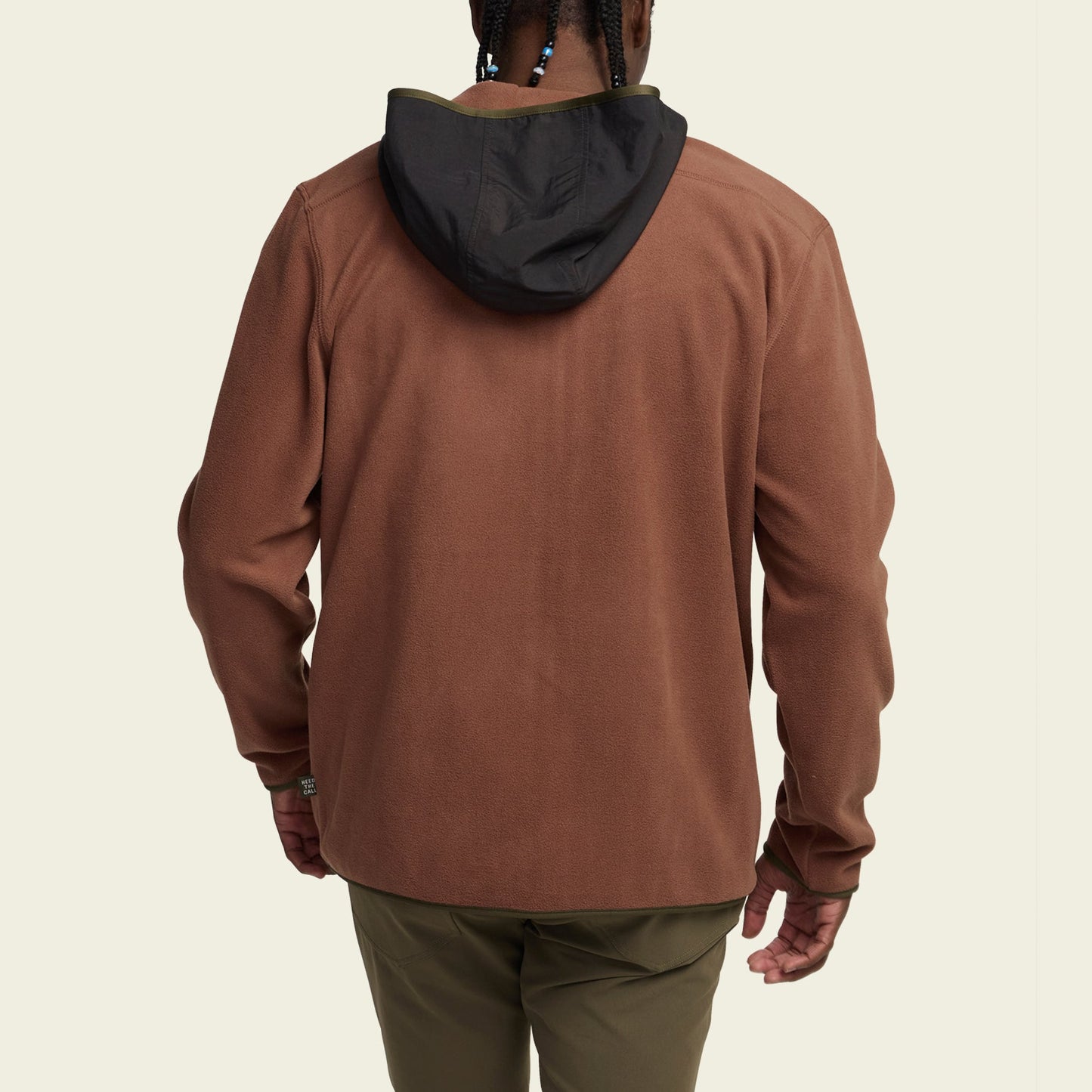 Free Range Hooded Jacket - Mink Brown - View 5