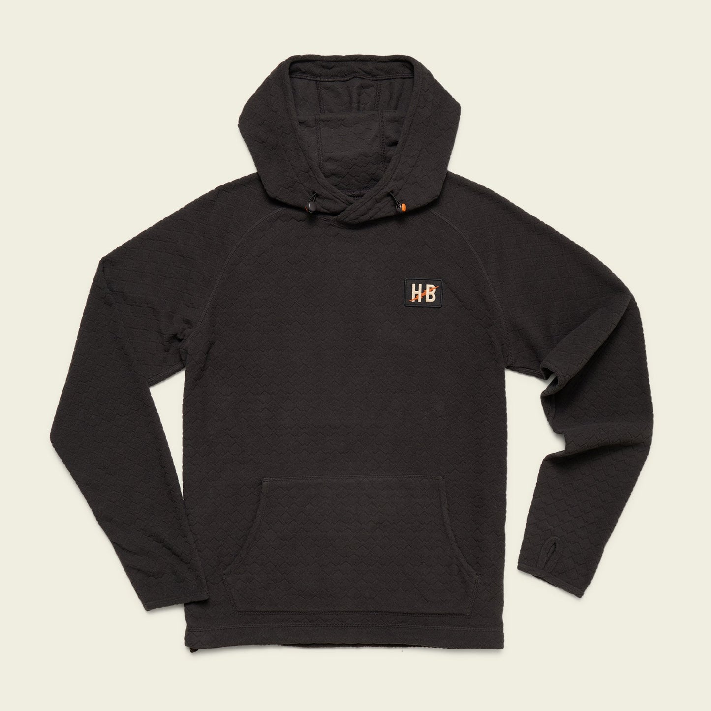 Palo Duro Fleece Hoodie - Mountain Grid : Antique Black - View 1