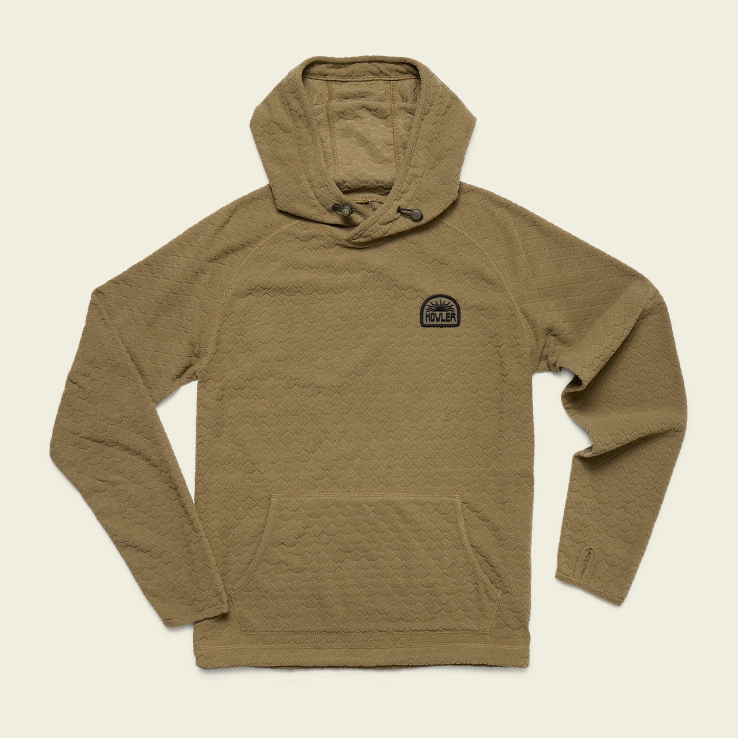 Palo Duro Fleece Hoodie - Mountain Grid : Fatigue - View 1