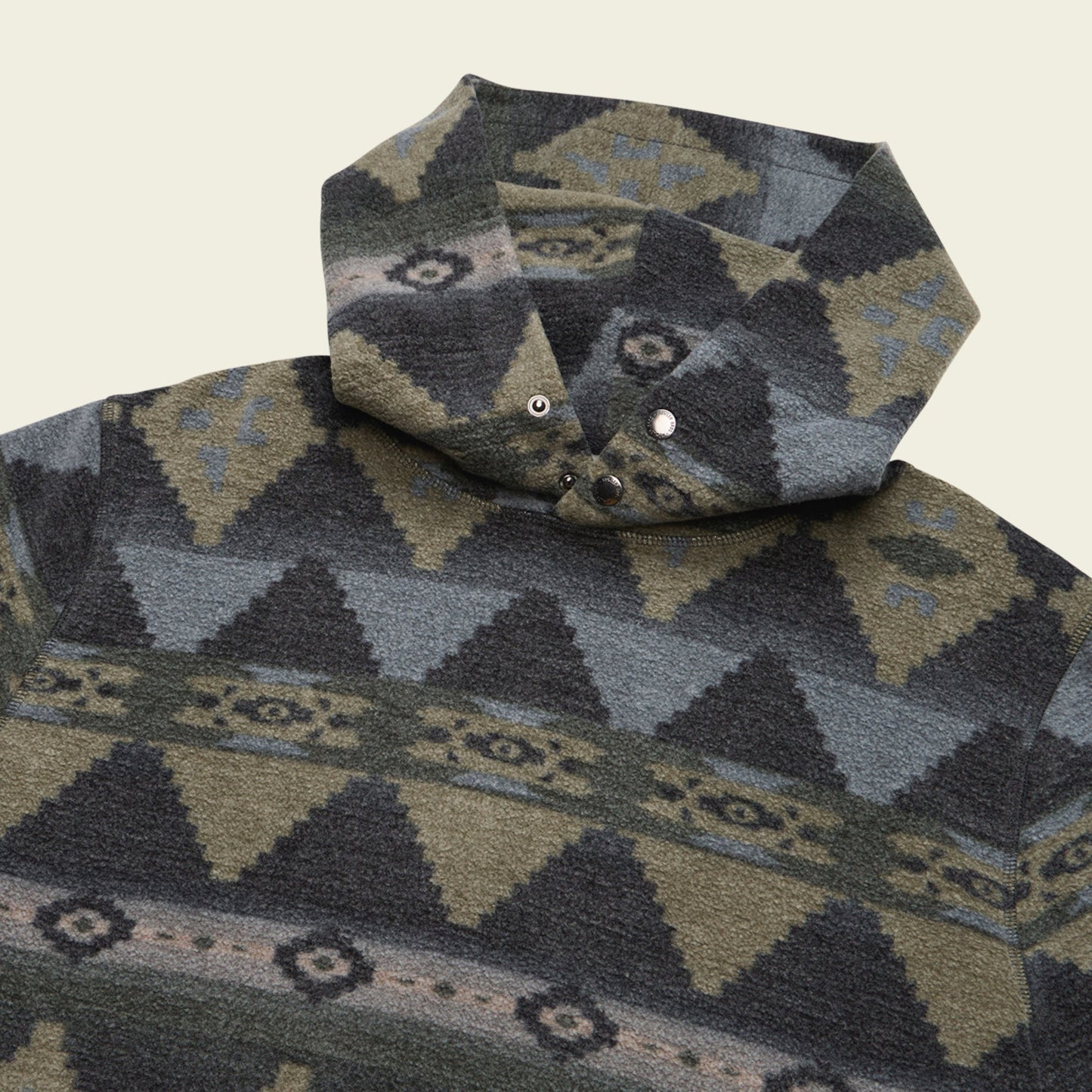 Tajima Hoodie - Mitla Motifs : True Black - View 3