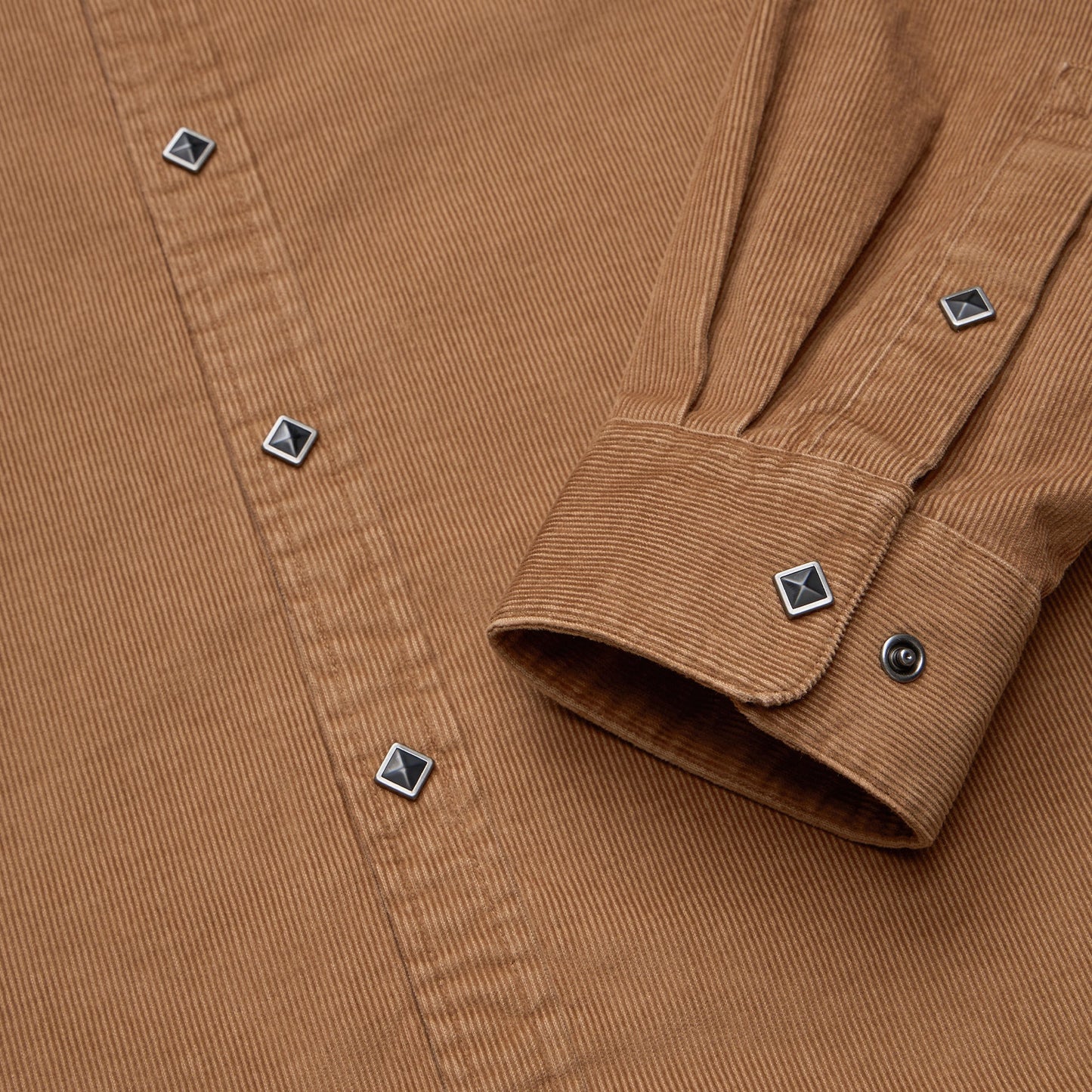 Banning Corduroy Snapshirt - Duck Brown - View 6