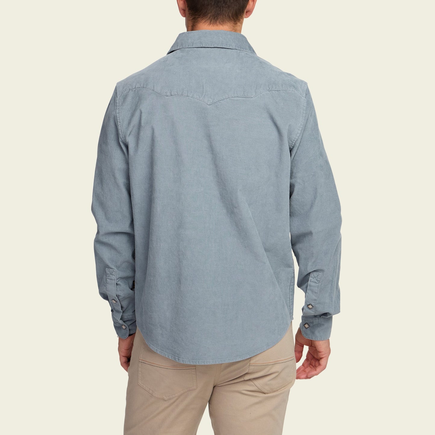 Banning Corduroy Snapshirt - Iron Blue - View 5