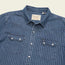 Dust Up Denim Snapshirt - Merle Stripe