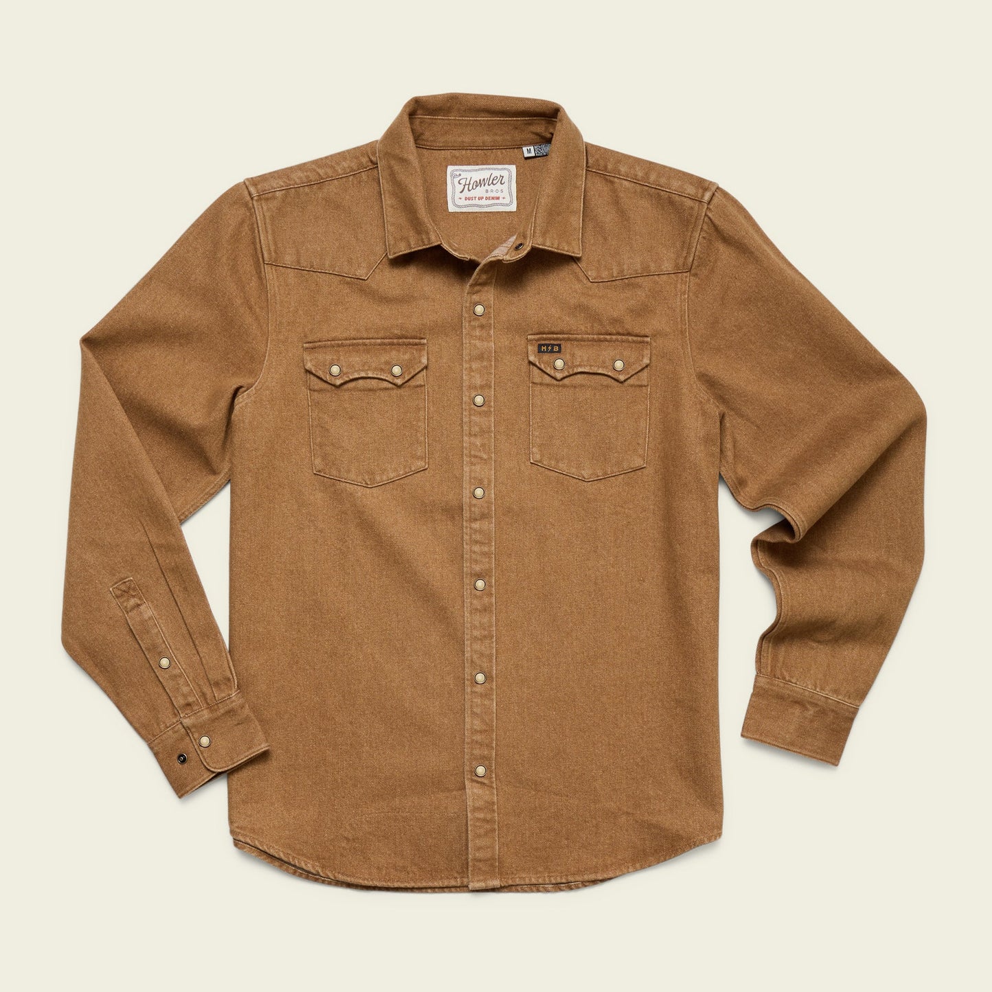 Dust Up Denim Snapshirt - View 2