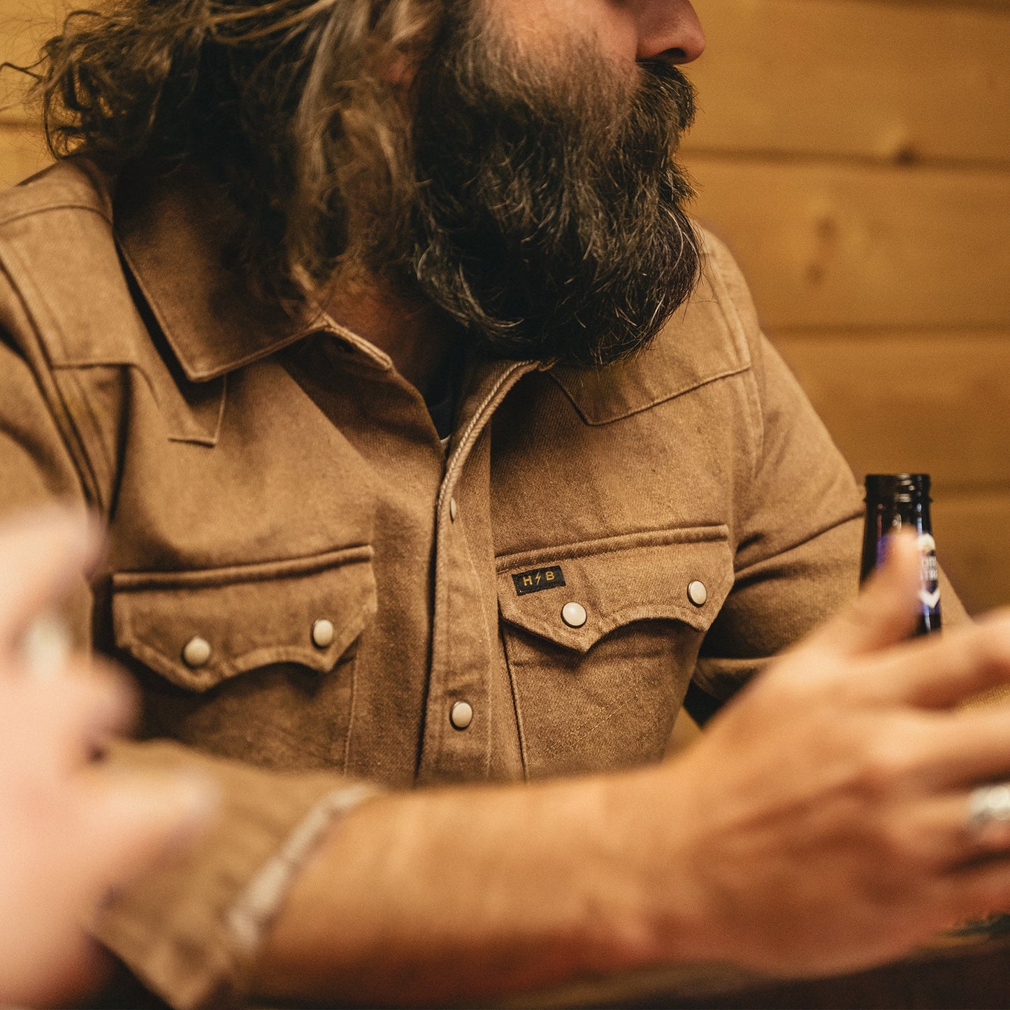 Dust Up Denim Snapshirt - Owens Oaker Wash - View 2