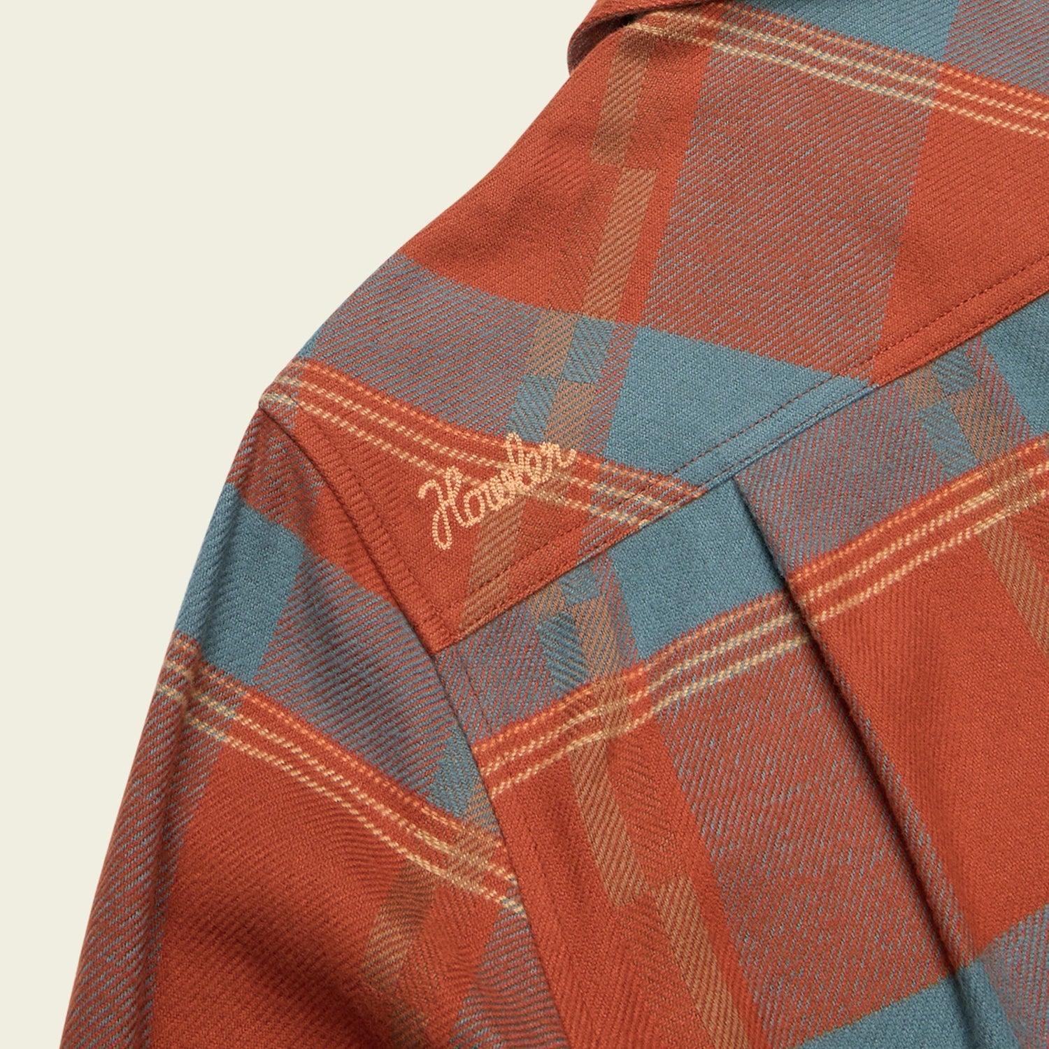 Harker's Flannel - Backdrop Plaid : Terracotta - View 7