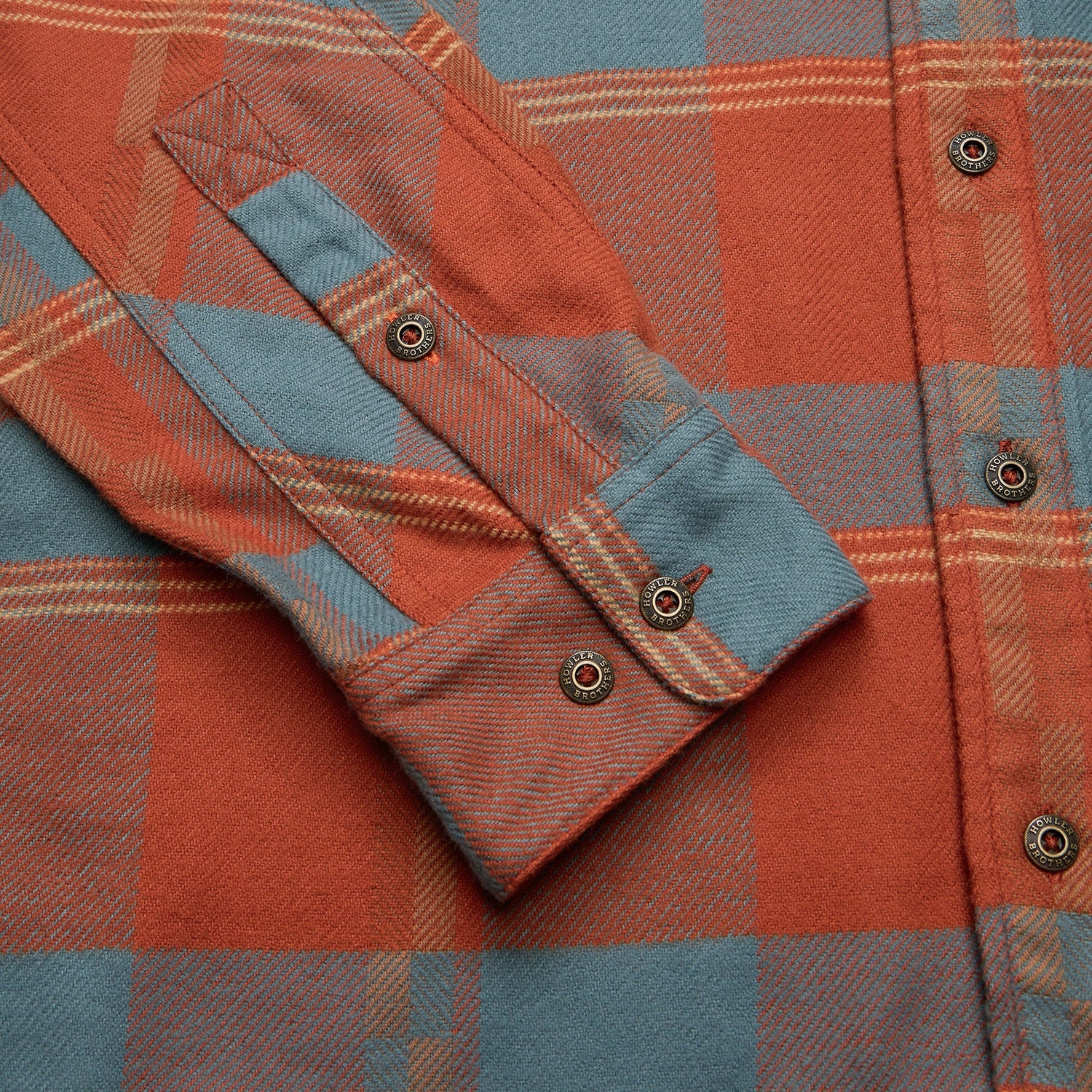 Harker's Flannel - Backdrop Plaid : Terracotta - View 6