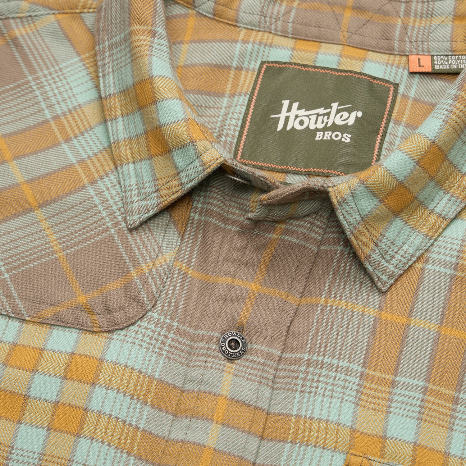 Harker's Flannel - Kempton Plaid : Taupe - View 6